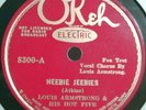 21) 78 RPM  LOUIS ARMSTRONG HOT FIVE  OKEH 8300