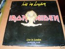 IRON MAIDEN LIVE IN LONDON AT MARQUEE CLUB 1985 2LP