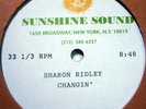 Sharon Ridley - Changin' - acetate - 10