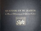QUATUOR CALVET / DELANNOY / PATHE PAT 43-6