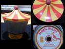 1950'S RED RAVEN 45 RPM RECORD MAGIC MIRROR TIN TOP