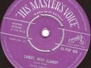 ELVIS PRESLEY ORIG SILVER HMV LABEL LAWDY MISS CLAWDY