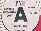 FIRST GEAR Certain Girl PYE 1965 MINT DEMO * RARE *