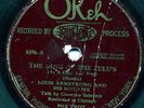 Okeh 8396 LOUIS ARMSTRONG HOT 5 King Of Zulus RAREST H5