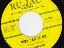 NORTHERN SOUL 45 RPM - THE CARESSORS on RU-JAC RECORDS