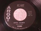 ETTA JAMES At Last RARE R&B SOUL 45 Original ARGO Hear