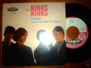 THE KINKS * Orig. Unique German 1964 Vogue PS 45 M-