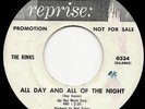 Kinks Promo 45 RPM (Rock) Hear it