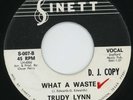 RARE TEXAS FUNK / DEEP SOUL 45 - TRUDY LYNN - LISTEN