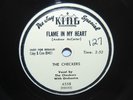 RARE 78 DJ PROMO THE CHECKERS KING 4558 FLAME IN MY HEA
