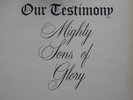 MIGHTY SONS OF GOD LP Our Testimony Private Gospel Funk