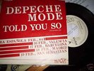 DEPECHE MODE Told You So SUPERRARE SPAIN PROMO ONLY 7