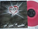 LP RAGE HEART Too late to return PINK VINYL private HM