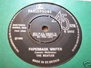 MINT BEATLES UK 45 - PAPERBACK WRITER - PARLOPHONE