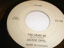 JACKIE OPEL 45 YOU SEND ME REGGAE SAM COOKE CANADA 7