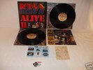 KISS LP ALIVE II COMPLETE 1ST PRESS  CANADA RECORD