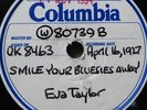 EVA TAYLOR-CLARENCE WILLIAMS BLUE 5 TEST PRESSING OKEH