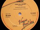 I-ROY-FIRE IN A WIRE/HILL AND GULLY- 12 INCH-LISTEN