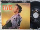 Elvis Presley-Original USA EPA 992- Elvis vol.1+RARE PS
