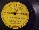 Johnny Cash - Folsom Prison Blues - Sun 232 - 78RPM