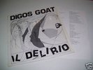 DIGOS GOAT 'IL DELIRIO' ORIGINAL RARE KBD PUNK HC LP