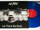 AC/DC Let There Be Rock New Rare Blue Vinyl LP