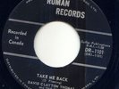 DAVID CLAYTON THOMAS & the shays- TAKE ME BACK -GARAGE