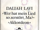 Sg.  DALIAH  LAVI  - WER HAT MEIN LIED  - Sonder Cover