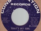 DEE CLARK That's My Girl Constellation 120 DJ Northern
