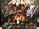 ANTHRAX AMONG THE LIVING **SIGNED** THRASH HEAVY METAL.