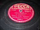 Rare 1920s 1930s GREEK 78 DECCA Recorded in Greece