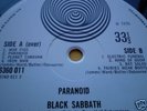 BLACK SABBATH PARANOID 1st UK VERTIGO MINT VINYL\AuDiO