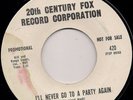 Little Joe Cook I'll Never Go To A Party Again 20th Cen