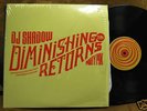 DJ SHADOW DIMINISHING RETURNS 2LP RARE