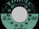 RUBY ANDREWS soul 45 on ZODIAC “Just Loving You”  HEAR