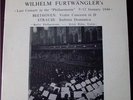 Beethoven: Violin Concerto-Rohm, Furtwangler-Strauss NM