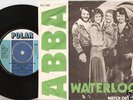 ABBA - WATERLOO - DANISH 45+PS 1974 RARER GREEN LETTERS