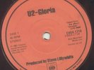 U2 Gloria IRISH PRESS 45 CBS