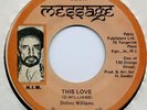 DELROY WILLIAMS This Love MINT orig Jamaican Message 7