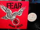 FEAR MORE BEER OG LA PUNK 1985 RESTLESS  RECORDS