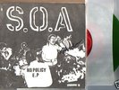 SOA s.o.a No Policy 7 green wax black flag rollins kbd