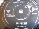 THE BEATLES,TELL ME WHY,UK EXPORT 7