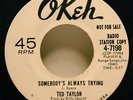 Soul 45 TED TAYLOR  Okeh White Label