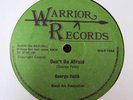 GEORGE FAITH - BUNNY SCOTT- WARRIOR REC DUB REGGAE 12