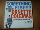 ORNETTE COLEMAN Something Else CONTEMPORARY LP dg
