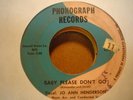 LISTEN / POPCORN?JO ANN HENDERSON - BABY PLEASE DONT GO