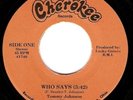 Funk Soul 45 TOMMY JOHNSON & ELEGANCE on Cherokee HEAR
