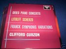 CURZON : GRIEG PIANO CONCERTO DELUXE 180 GRAM LP DECCA
