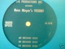 RARE RUSS MEYER RADIO SPOTS Vixen 45 SEXPLOITATION