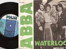 ABBA - WATERLOO - DANISH 45+PS 1974 RARER GREEN LETTERS